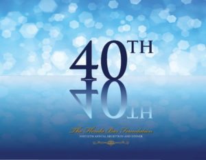 40th annual reception and dinner graphic