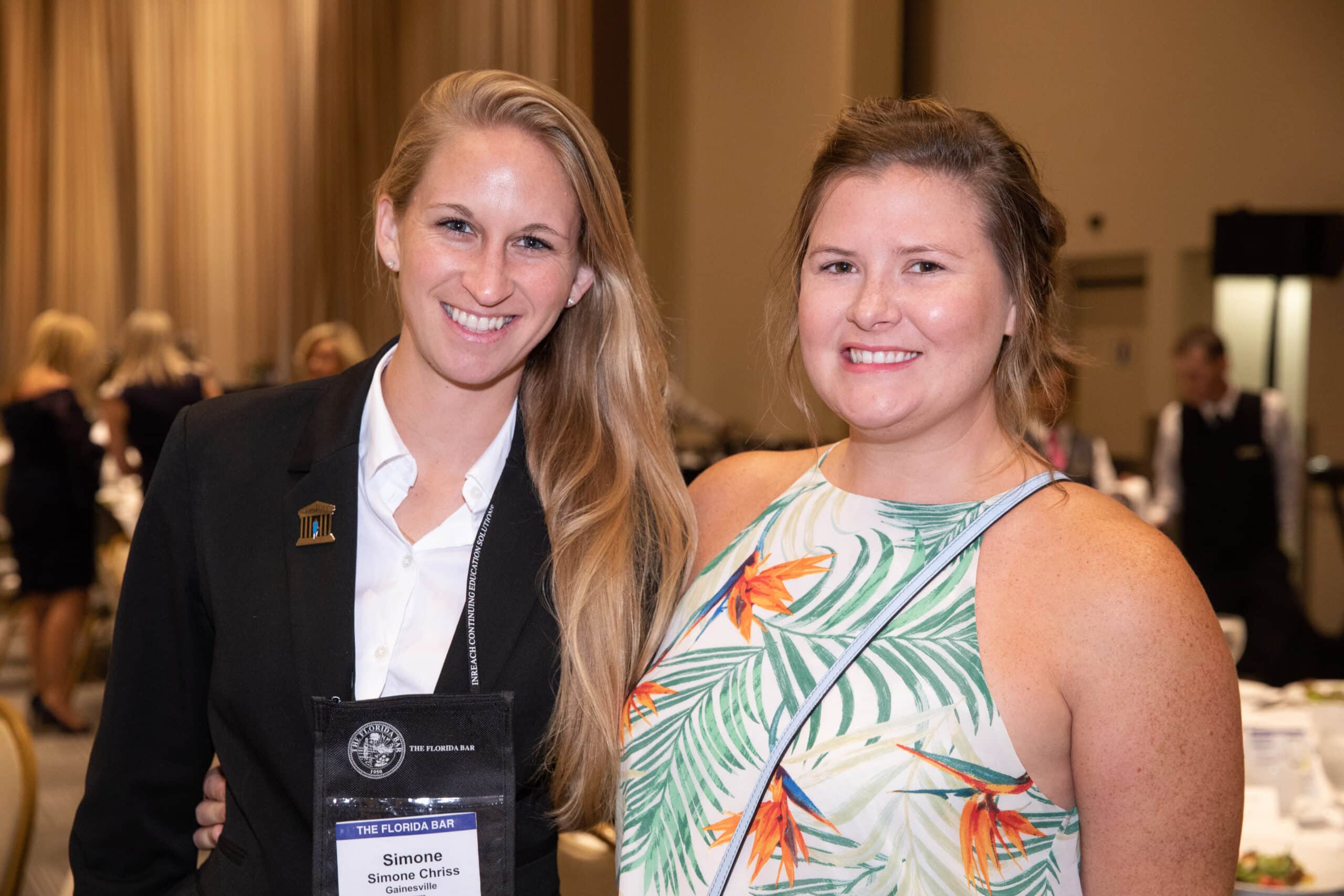 Annual Dinner 2019 Simone Chriss Of SLC And Molly Boles