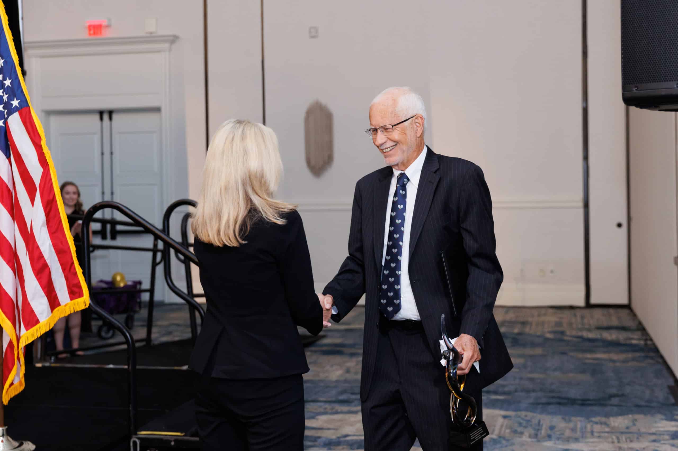 Award Ceremony 2022 Connie Bookman Richard Dick Woltmann