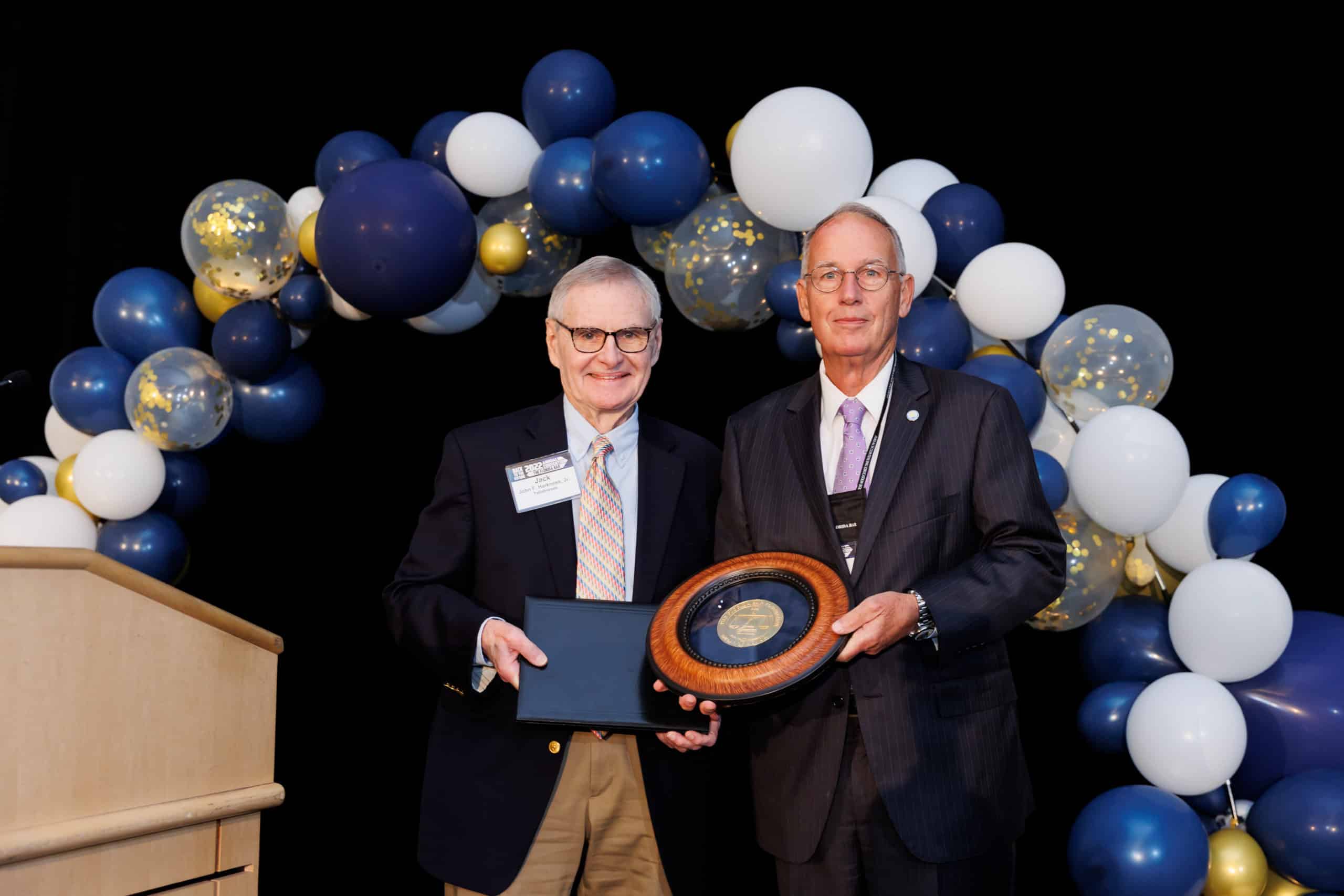Award Ceremony 2022 Jack Harkness John Patterson 3