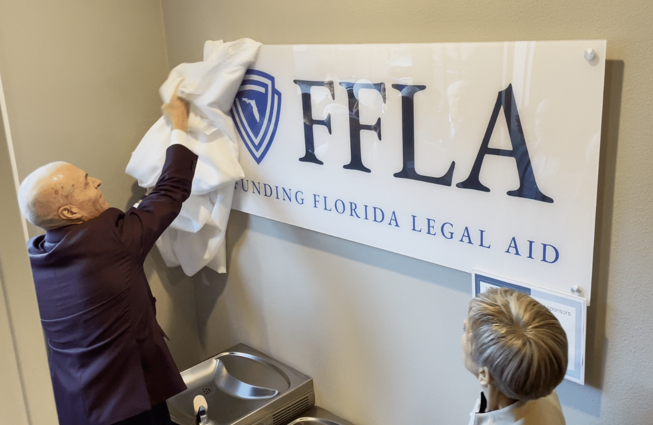 Jim Trisha Ffla Sign Unveiling