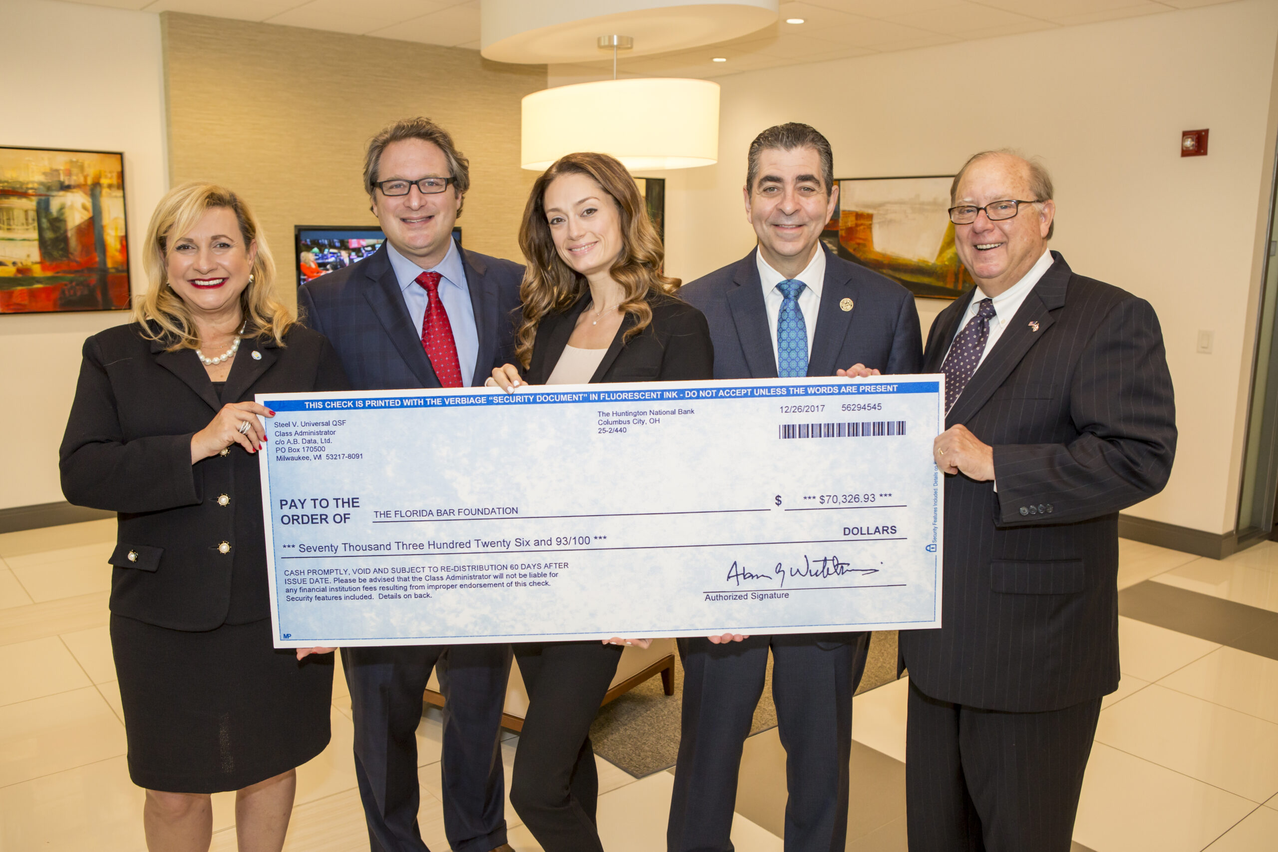 Attorneys across Florida support The Florida Bar Foundation
