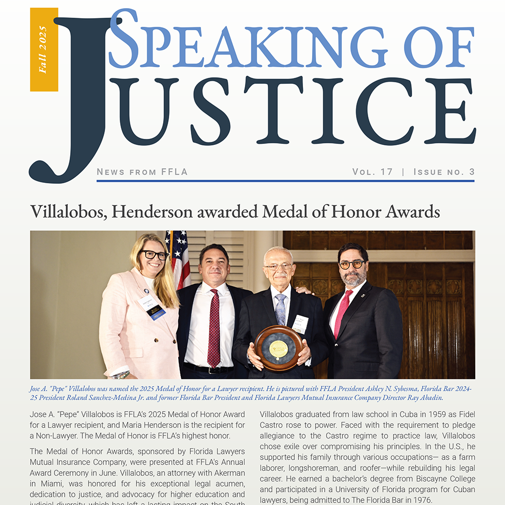 Speaking of Justice Fall 2025