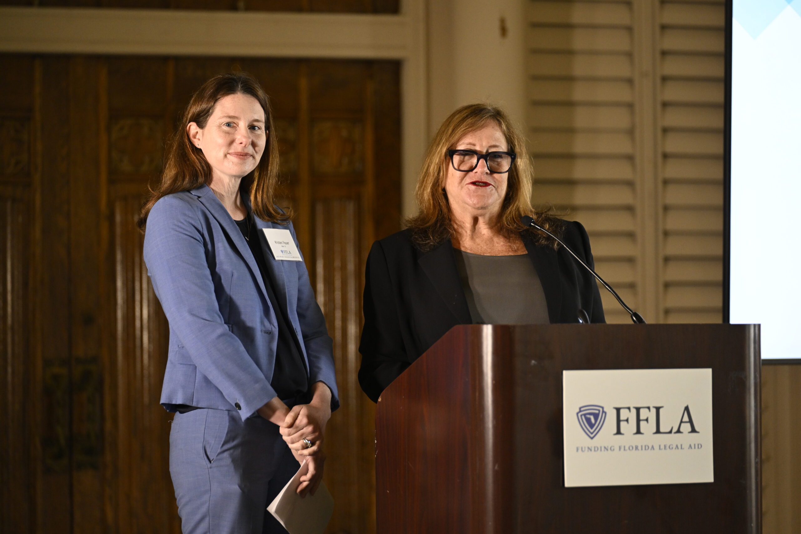 Kristen Feuer and Karen Ladis of Dade Legal Aid