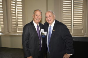 Medal of Honor recipients John Patterson (2022) and Hon. Emiliano Jose "EJ" Salcines (2021)