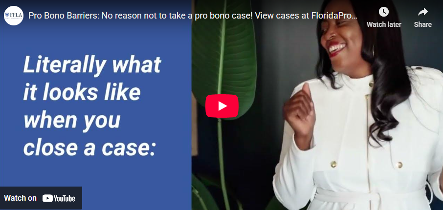 Pro Bono Barriers