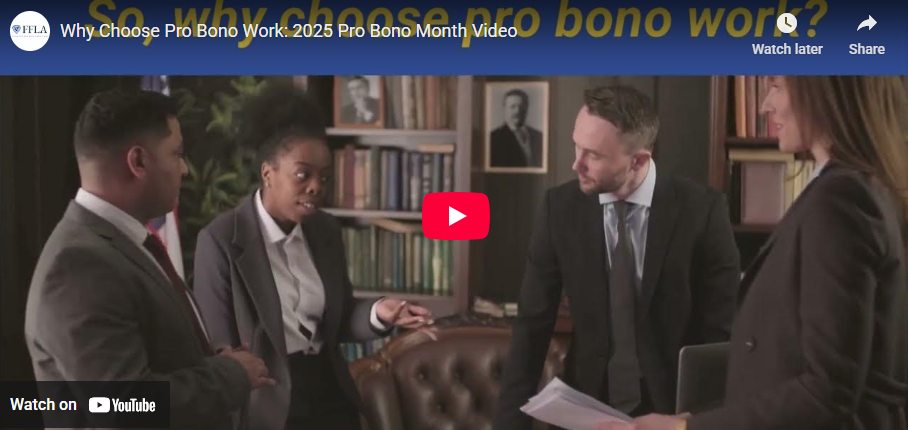 Why choose pro bono work?