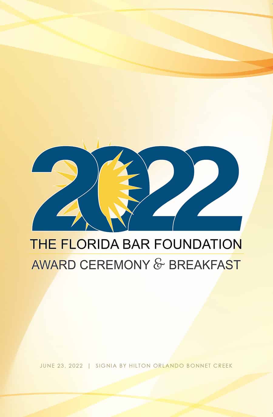 2022 Award Ceremony Program Cover