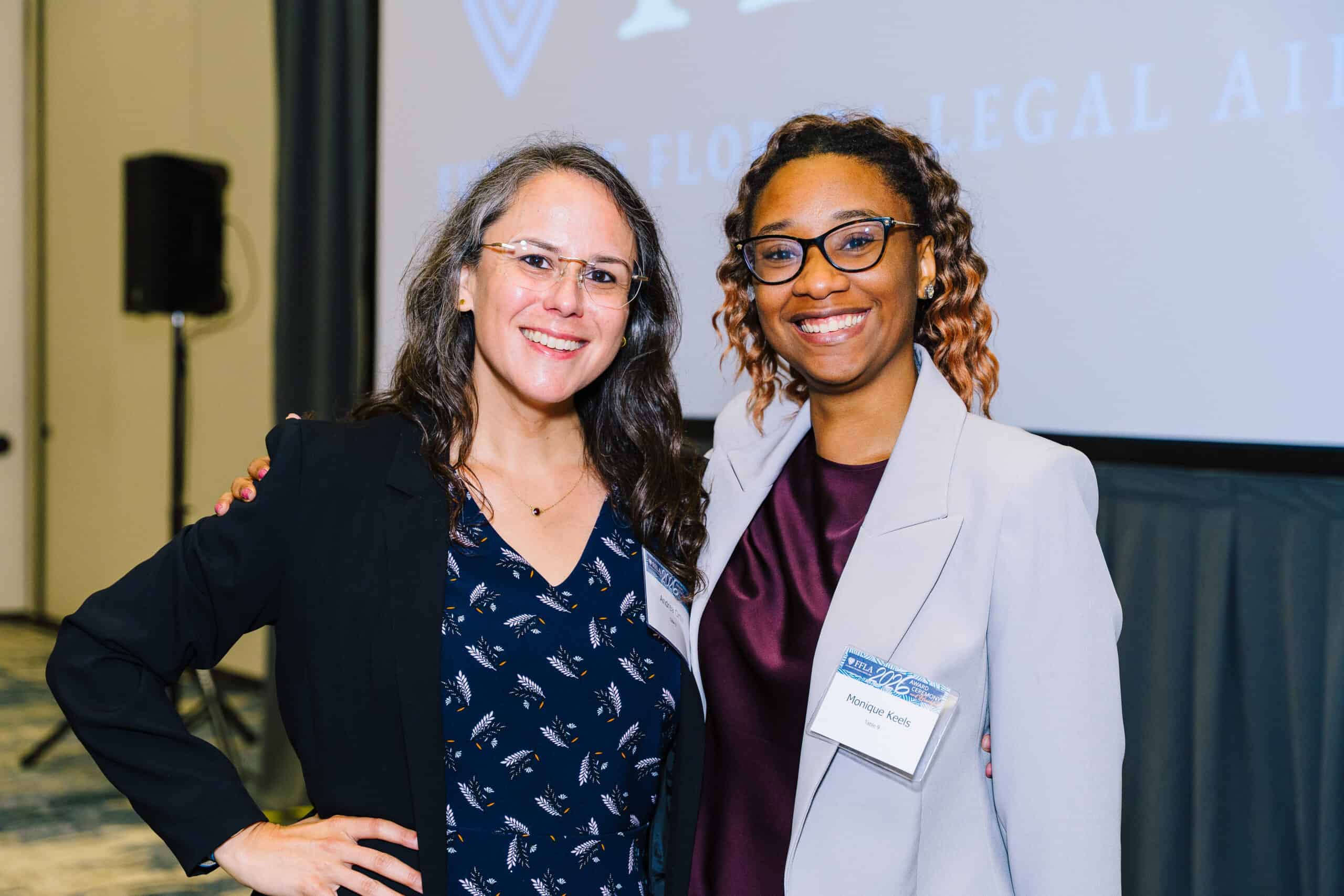 Andrea Ortiz and Monique Keels