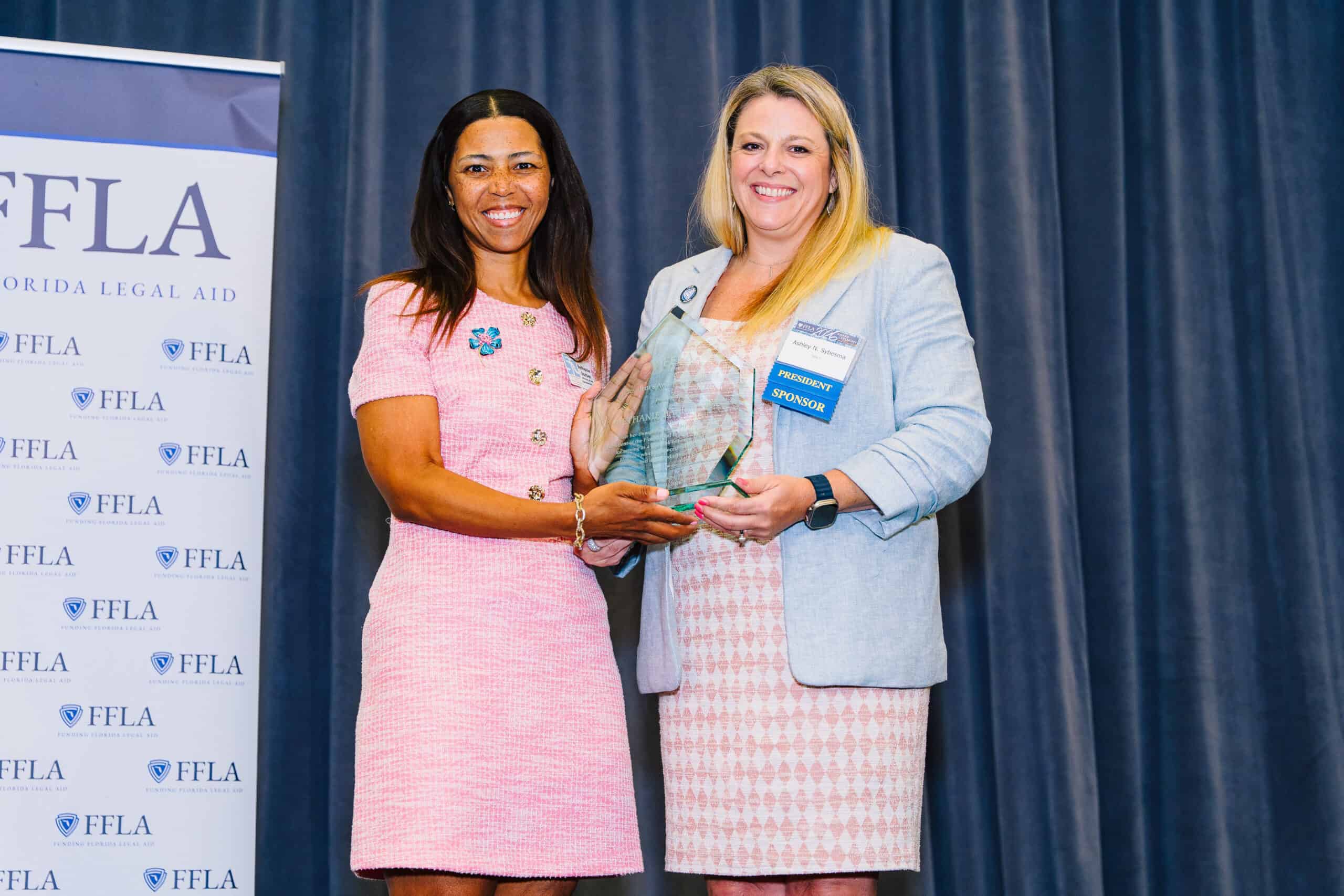President's Award Winner Bethanie Barber and Ashley Sybesma