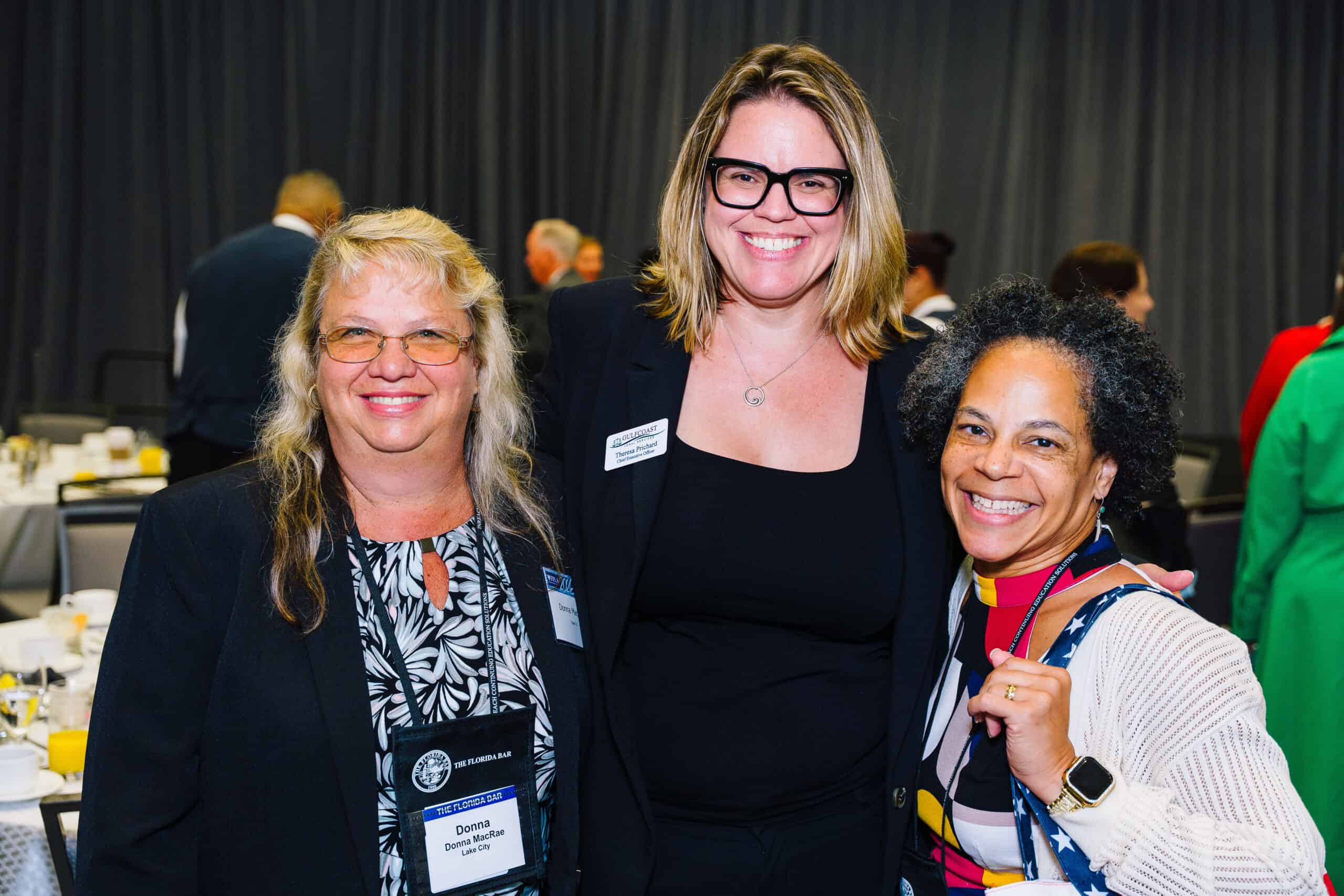 Donna MacRae, Theresa Prichard and Leticia Medina Richman
