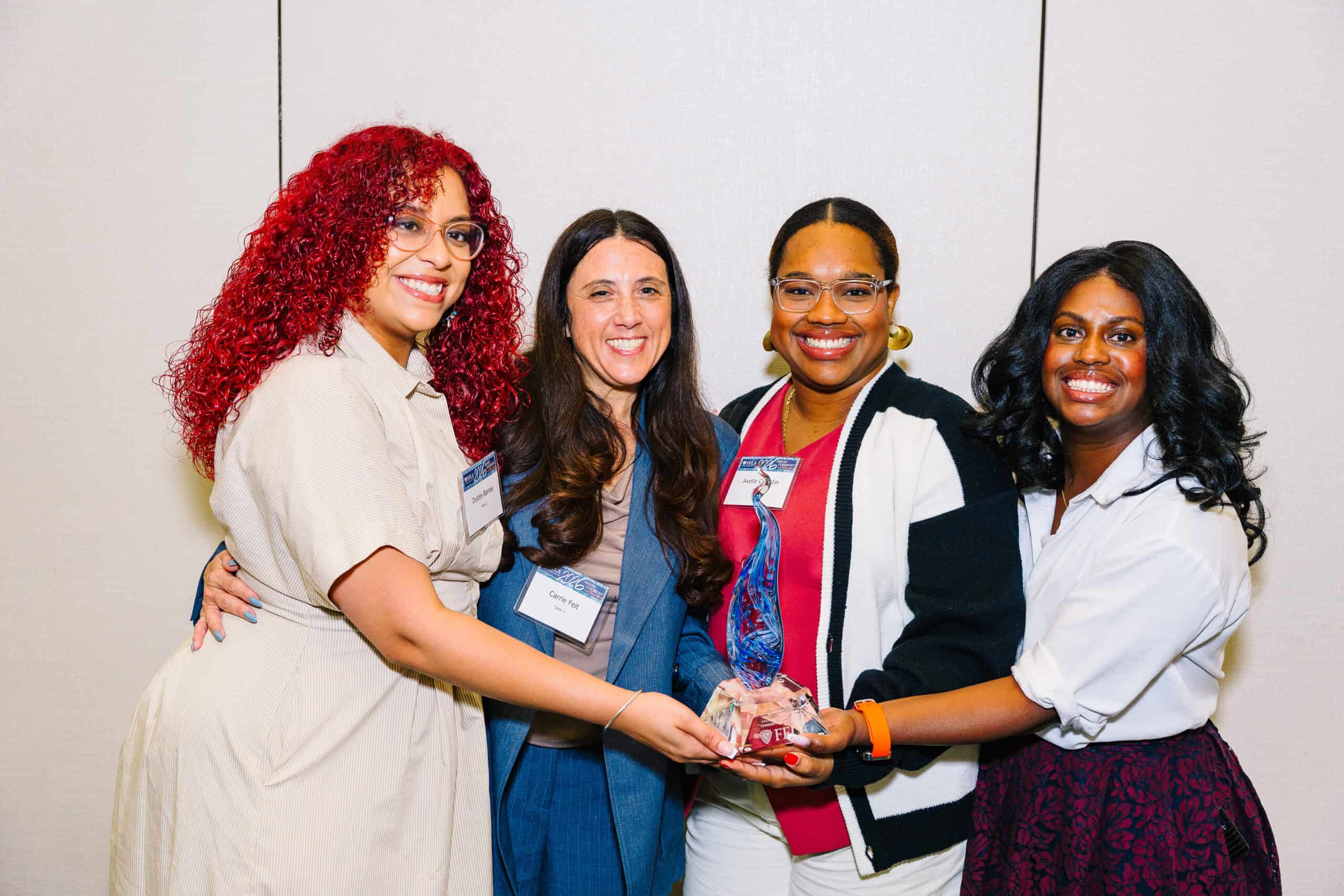 Dulcee Barnes, Carrie Feit, Axelle Celestin and Nerlande Joseph