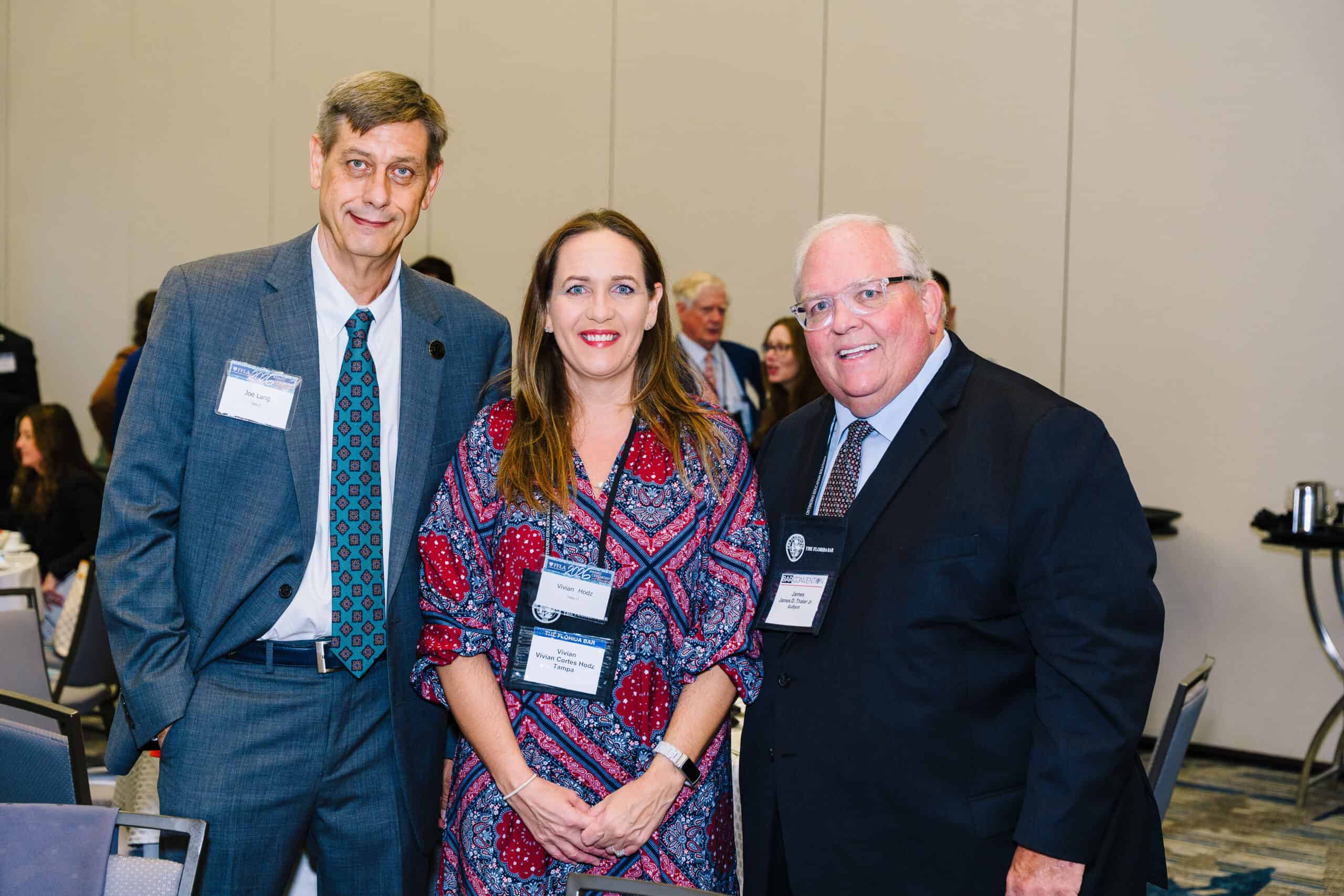 Joe Lang, Vivian Hodz and James Thaler Jr.