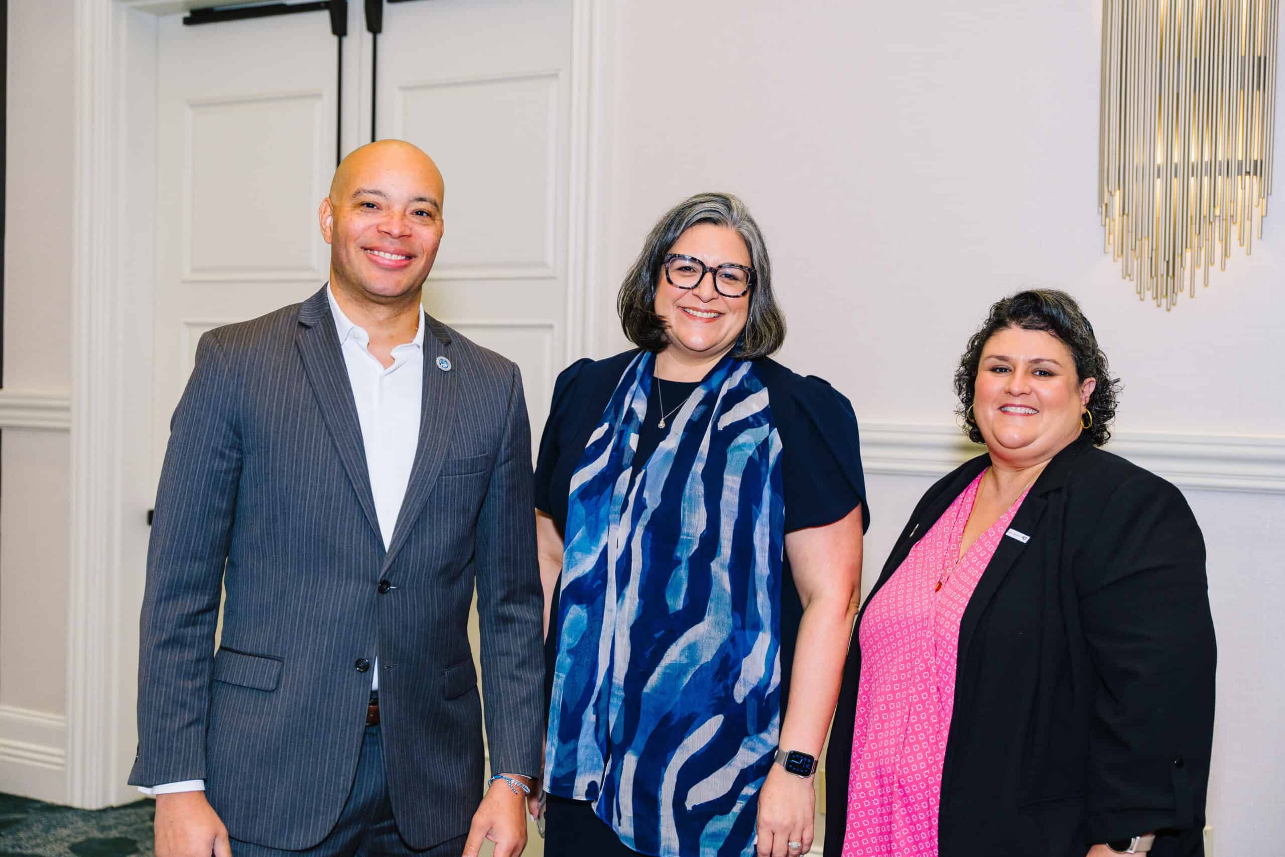 Michael Langley, Monica Vigues-Pitan and Ilenia Sanchez Bryson