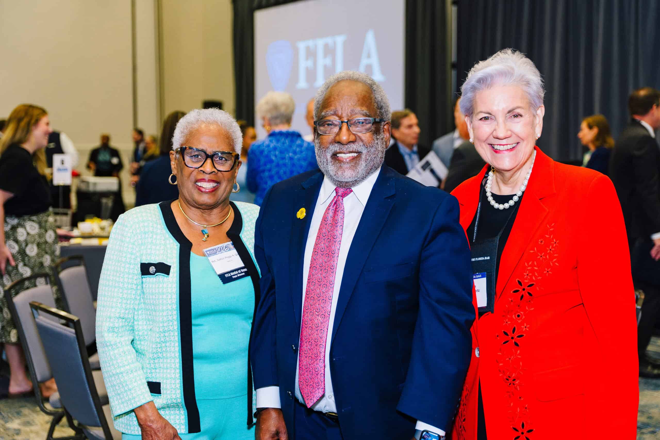 Ret. Justice Peggy Quince, H.T. Smith and Senior Judge Patricia Seitz